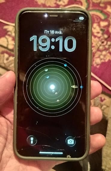 poco 7x: IPhone 11 Pro, Б/у, 256 ГБ, Matte Midnight Green, Чехол, 79 % — 4