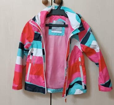 плащ дождовик: Куртка девочковая на рост 122 см, примерно на 8-9 лет, Reima — 2