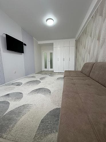 Квартиры: 1 комната, 56 м², Аламедин-1 мкр Элитка, 4 этаж, Евроремонт — 5