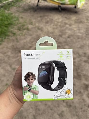 камеры с сим картой: Детские умные часы HOCO Y106 4G с видеозвонком (Состояние новых) — 1