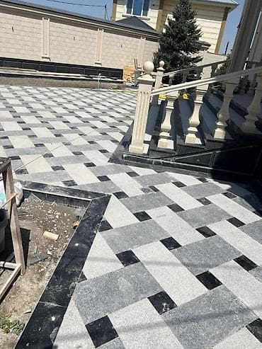 купить кухонный стол в бишкеке: Благоустройство частной территории: укладка гранитной плитки и — 4