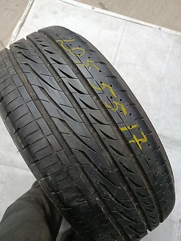 Шины 205 / 55 / R 17, Лето, Б/у, 1 шт, Легковые, Япония, Bridgestone at lalafo.kg Шины 205 / 55 / R 17, Лето, Б/у, 1 шт, Легковые, Япония, Bridgestone