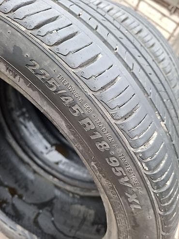 good year: Шины 225 / 45 / R 18, Лето, Б/у, Пара, Легковые, Корея, Kumho — 3