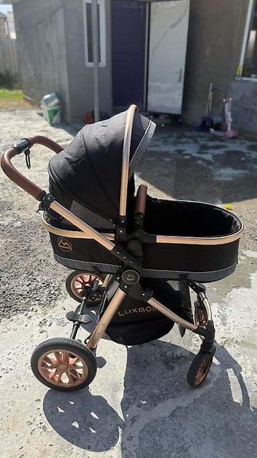 Детская коляска Luxmom 2в1 (люлька, прогулочная) - Тип: универсальная — 2