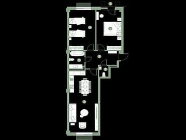 discovery studio: 3 комнаты, 103 м², Элитка, 2 этаж, ПСО (под самоотделку) — 5