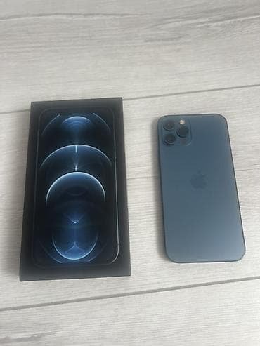 samsung camera: IPhone 12 Pro, Pacific Blue, Коробка — 1