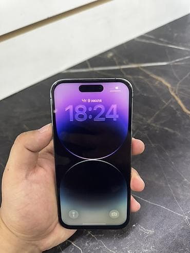 ipod 6: IPhone 14 Pro, Б/у, 256 ГБ, Deep Purple, 80 % — 2