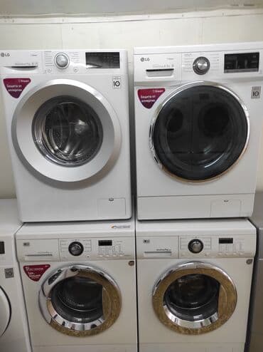 бу стиральные машины в бишкеке: Стиральная машина LG, Б/у, Автомат, До 5 кг, Компактная — 3