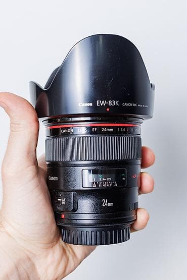 Фото жана видеокамералар: Продаю объективы для Canon EF 1. Canon EF 24mm f/1.4L USM версия 2, в — 5