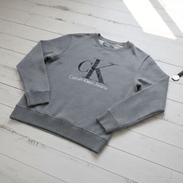 вечерние платья больших размеров бишкек: Мужская толстовка, L, Calvin Klein, Новый, цвет - Серый, Самовывоз — 2