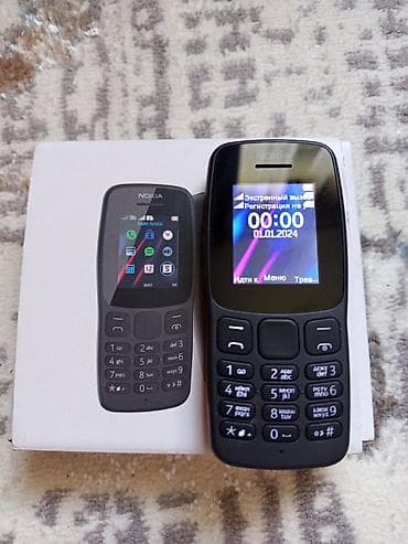 nokia 808: Nokia 106, Новый, цвет - Черный, 2 SIM — 1