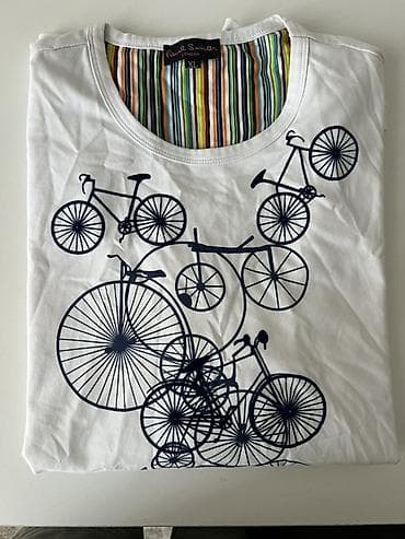 Үлпөт көйнөктөрү жана аксессуарлар: Футболка Paul Smith London, размер XL. - Цвет: белый - Принт — 1