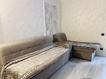 үй эмерек: Комплект мягкой мебели: диван + кушетка с общей консолью-столиком - — 3