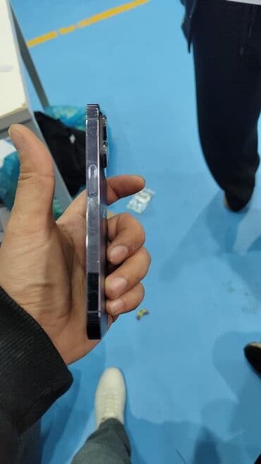 apple iphone 4: IPhone 14 Pro, Б/у, 128 ГБ, Deep Purple, Чехол, Кабель, Коробка, 87 % — 4