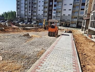 установка солнечных панелей: Благоустройство и мощение: укладка тротуарной плитки, бордюров и — 3