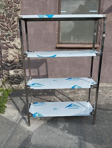 4 5мм: Стеллаж 115х40х170 толщина листа 0.9 мм нержавейка изготовим любых — 3