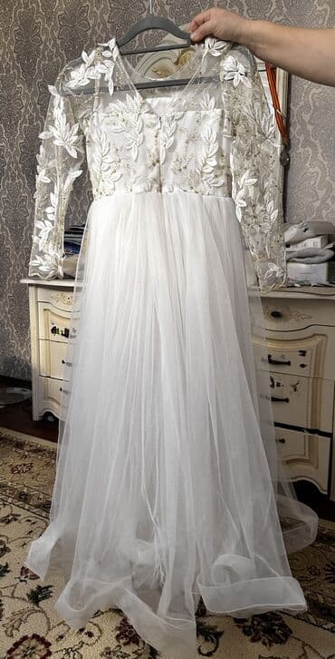 обувь ручной работы бишкек: Вечернее платье, Пышное, Длинная модель, С рукавами, Стандарт — 2