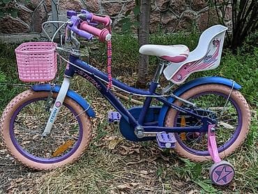Велосипеды: Детский велосипед, 2-колесный, 4 - 6 лет, Для девочки, Б/у — 2