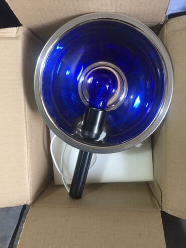 В наличии. Рефлектор Минина, Синяя лампа, лампочки оригинал синим