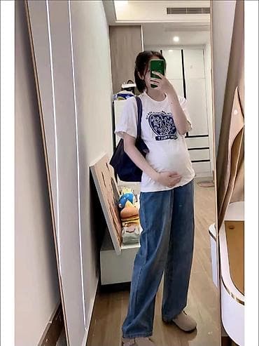 рванные джинсы: Джинсы, Прямые, Китай, Высокая талия, Стрейч, XL — 2