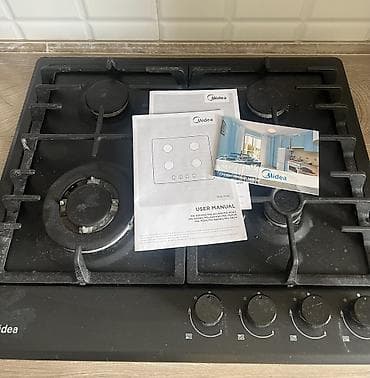 Кухонные плиты и варочные поверхности: Midea, Газовая, Механическое, Встраиваемая — 4