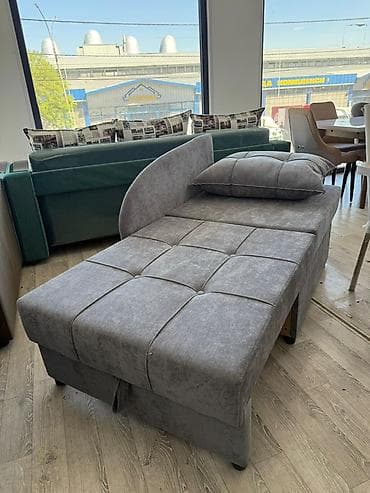 диван раскладной с 2 креслами: Кресло-кровать, Односпальный, цвет - Серый — 1