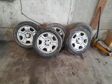 wolkswagen lt: Диски+шина комплект Ауди.тайота Размер 205.55.16 Шина зимний Баасы — 1