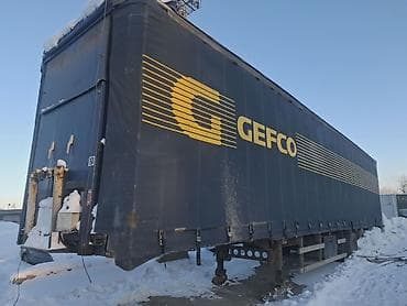 коневоз купить бишкек: Тентованный полуприцеп LeciTrailer (брендинг GEFCO) Мега110куб,новая — 1