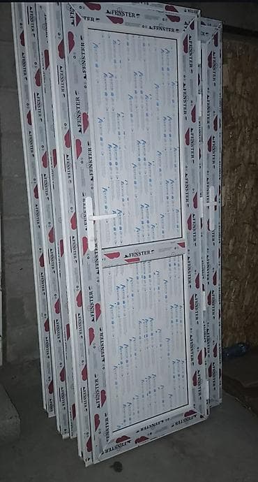 Алюминиевые и ПВХ двери под заказ - Варианты: глухие, остеклённые, с at lalafo.kg Алюминиевые и ПВХ двери под заказ - Варианты: глухие, остеклённые, с