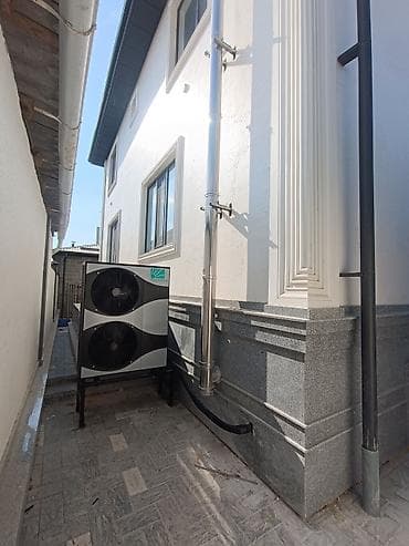 два бака: Тепловой насос Воздух-вода, Площадь обогрева: 500 м², Мощность: 22 кВт, Новый — 3