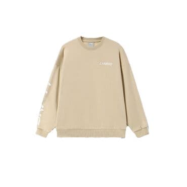 кофта лининг: Свитер Li Ning мужской бежевый, код: men_sweatshirt_LN5 Бежевый — 2