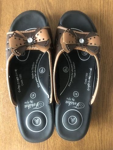 Айымдардын бут кийими: Женские ортопедические сабо/шлёпанцы Tehila by Ayma, размер 41. - — 1