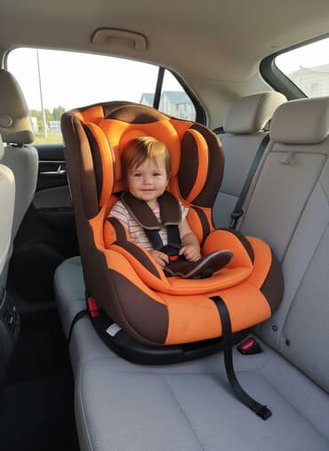 автокресла для детей: Автокресло, цвет - Оранжевый — 2