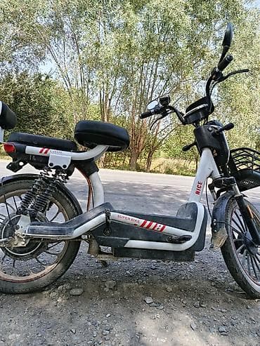 ск шерой: Электровелосипед/электроскутер «SUPER BIKE» (белый) - Компоновка — 2