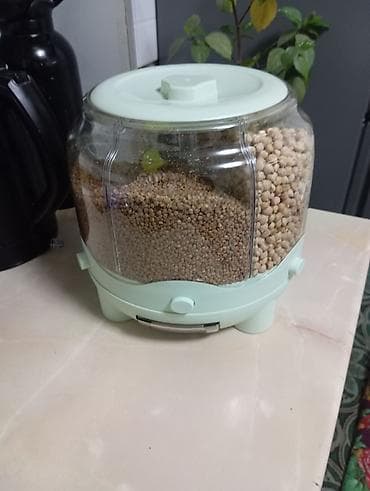 стол кыргыз: Вращающийся контейнер для зерновых продуктов,шести — 2