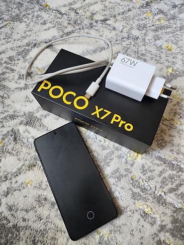 ремонт эирподс: Poco X7 Pro, Б/у, 256 ГБ, цвет - Черный, 2 SIM — 3