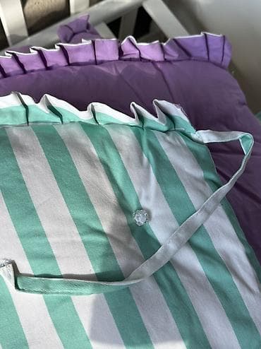 аксессуары для мебели: Подушки бортики для кровати детской (на стул/скамью), комплект из 4шт — 3