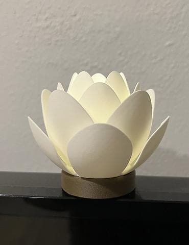 Декоративный светильник “Лотос” - Нежное рассеянное свечение в форме