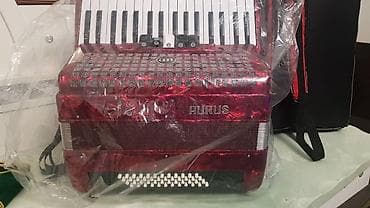 Аккордеон AURUS, красный перламутровый корпус. НОВЫЙ 2025г. Основные