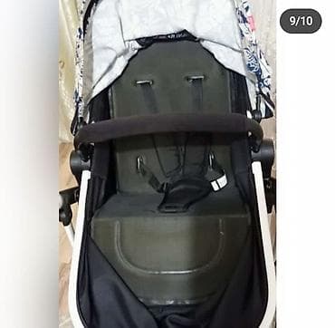 Детский транспорт: Коляска, цвет - Белый, Б/у — 2