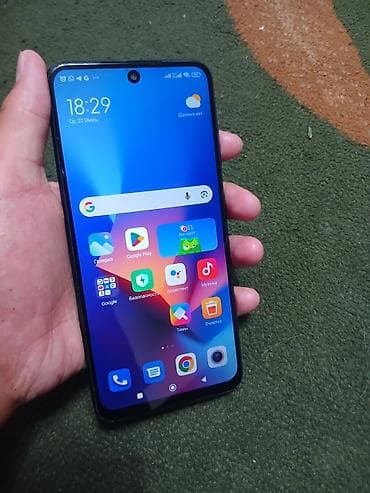Техника жана электроника: Redmi, Redmi Note 9S, Колдонулган, 128 ГБ, түсү - Көгүлтүр, 2 SIM — 3