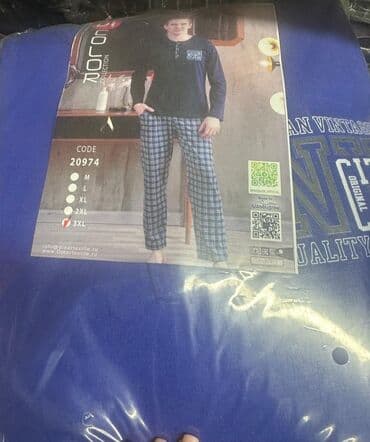 пижам: Мужской домашний костюм, S, XL, 4XL, Новый, Самовывоз, Бесплатная доставка, Платная доставка — 4