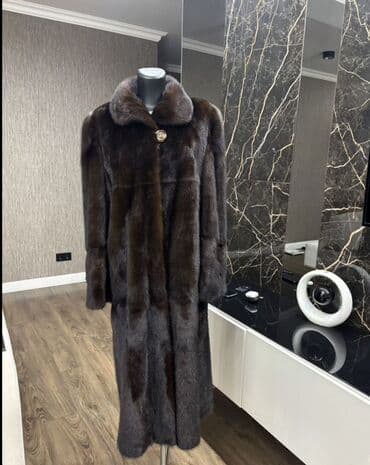шубы норки: Шуба, Норка, Узун модель, Бардык өлчөмдөр — 1