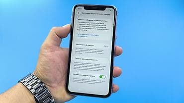 IPhone 11, Б/у, Blue Titanium, Защитное стекло, Чехол, 75 % — 9
