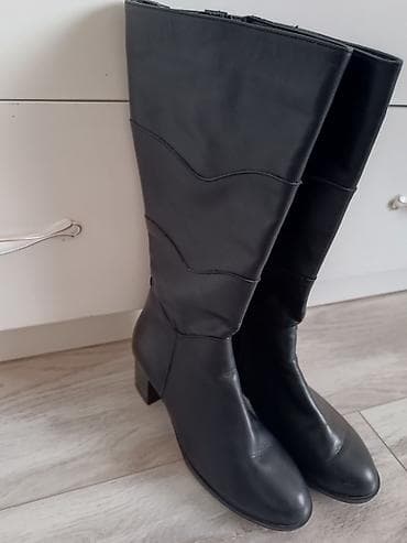 Сапоги: Сапоги, 38, & Other Stories, Б/у, цвет - Черный, Самовывоз — 3