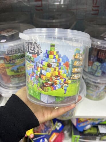 кенетический песок: Набор магнитных кубиков “Minecraft” - Тематический конструктор в — 4