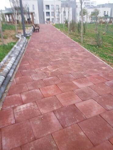 ковры резиновые: Резиновая плитка для уличных покрытий - Материал: резиновая крошка с — 4