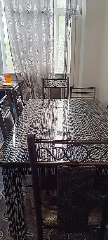 стол для ресторанов: Кухонный стол и стул, цвет - Черный — 3