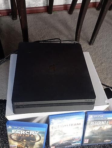 playstation 5 pro цена в бишкеке: PlayStation 4 Slim + коллекция игр и аксессуаров для PS VR — 2