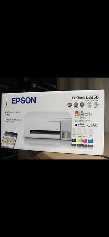 iphone 100: МФУ цветное струйное Epson EcoTank L3356 (printer, copier, scaner) — 2